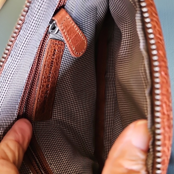 Brown Genuin Leather Leather Waist Unesex Bag. Lots of Pockets. - Picture 5 of 10